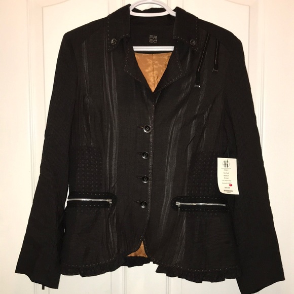 🧵 FREC NWT Brown Blazer - Picture 1 of 5